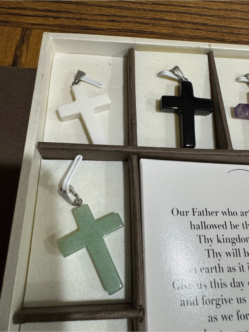 Assorted Multi-Color Cross Pendant Set Necklace Collection - Picture 6 of 14